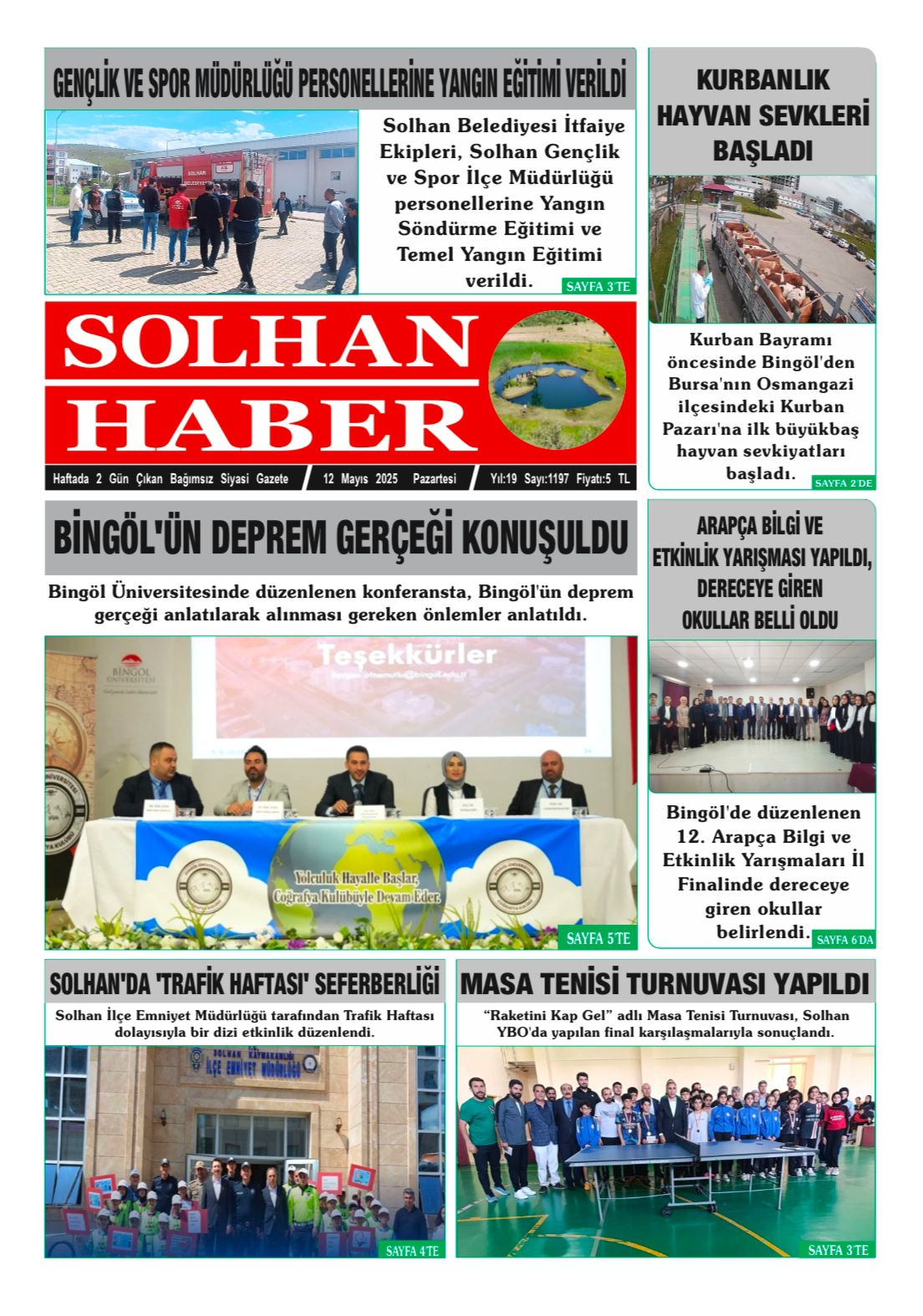 12.05.2025 Tarihli Gazetemiz