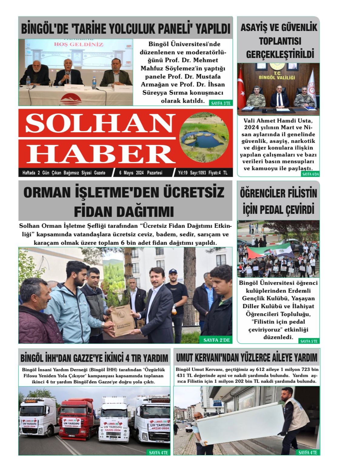 06,05,2024 Tarihli Gazetemiz