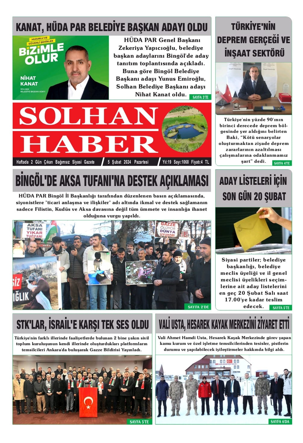 05,02,2024 Tarihli Gazetemiz