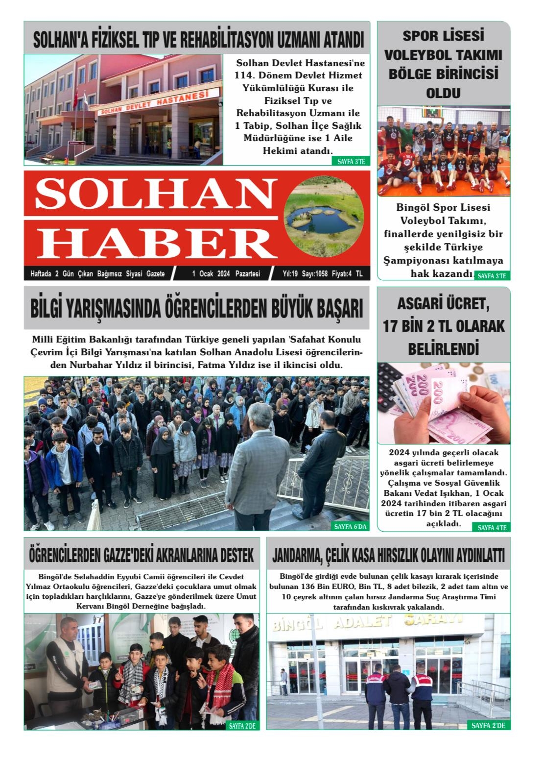 01,01,2024 Tarihli Gazetemiz