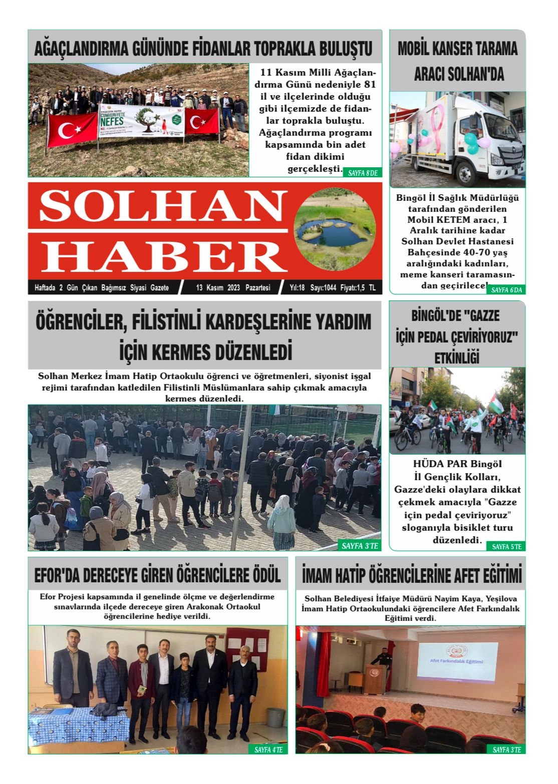 11.11.2023 Tarihli Gazetemiz