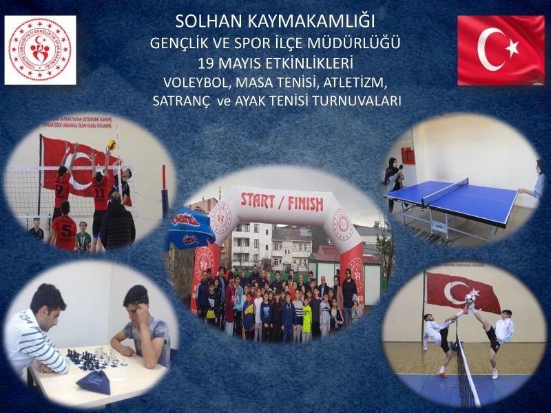19 MAYIS TURNUVALARI BAŞLIYOR
