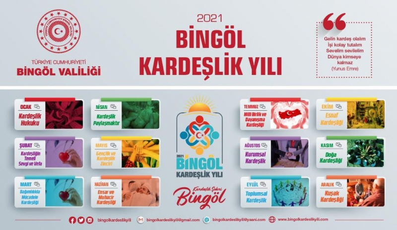 2021, "Bingöl Kardeşlik Yılı" İlan Edildi