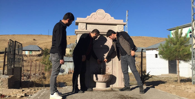 41 KÖYDEKİ ÇEŞMELER TAMAMLANDI