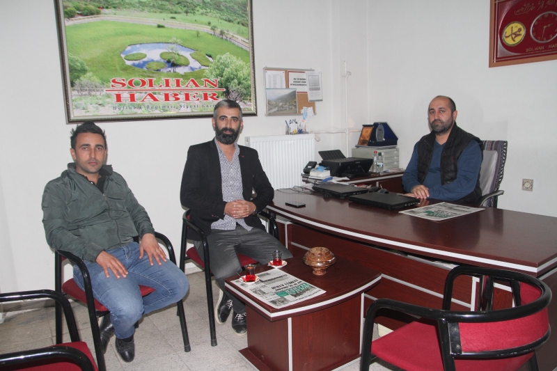 AK PARTİ’DEN SOLHAN HABER’E NEZAKET ZİYARETİ