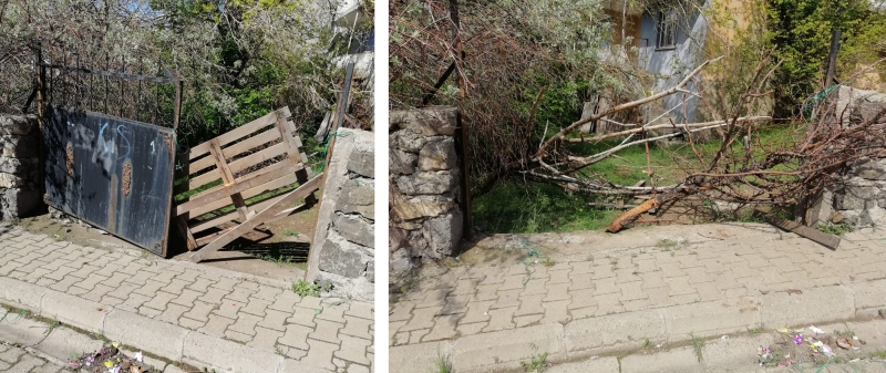 AYNI EVİN KAPILARI BİRER GÜN ARAYLA ÇALINDI