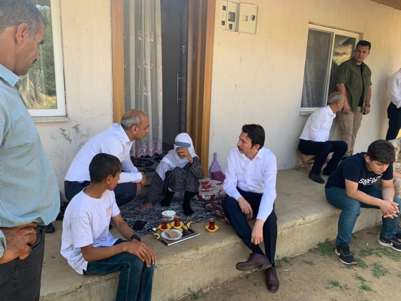 BAYRAMDA ŞEHİT AİLELERİ VE GAZİLER UNUTULMADI