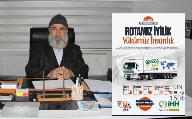 Bingöl İHH’dan ‘Rotamız İyilik, Yükümüz İnsanlık’ Kampanyası