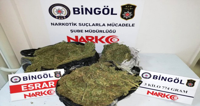 Bingöl Narkotik Polisi Göz Açtırmıyor