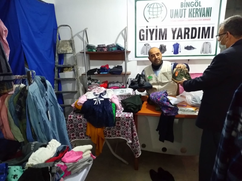BİNGÖL UMUT KERVANI İLE YÜZLER GÜLÜYOR