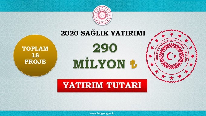 Bingöl’de 290 Milyon TL’lik Sağlık Yatırımı