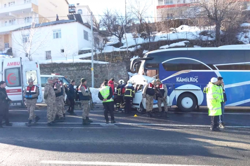 Bingöl’de Korkunç Kaza