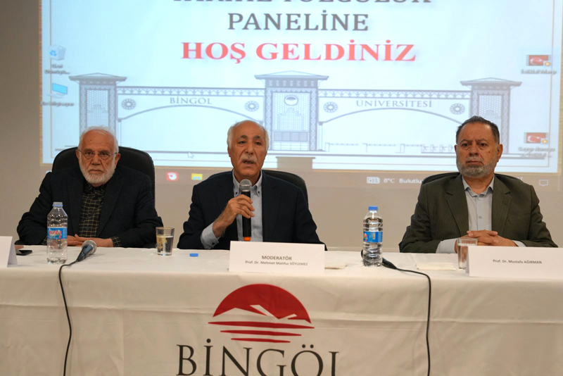 BİNGÖL'DE 'TARİHE YOLCULUK PANELİ' YAPILDI