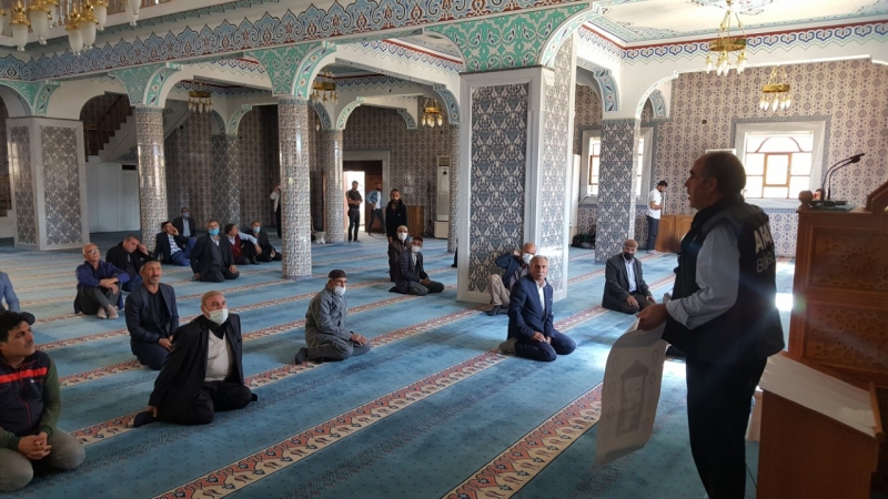 Cami Cemaatine Afet Eğitimi Verildi