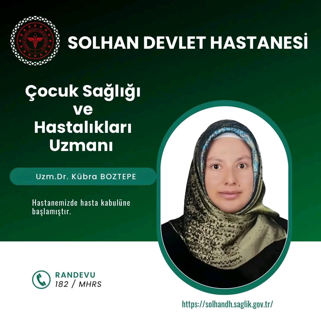 ÇOCUK SAĞLIĞI VE HASTALIKLARI UZMANI, GÖREVE BAŞLADI