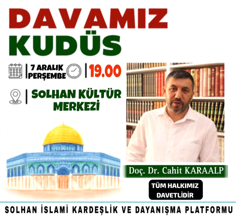 “DAVAMIZ KUDÜS” PROGRAMINA DAVET