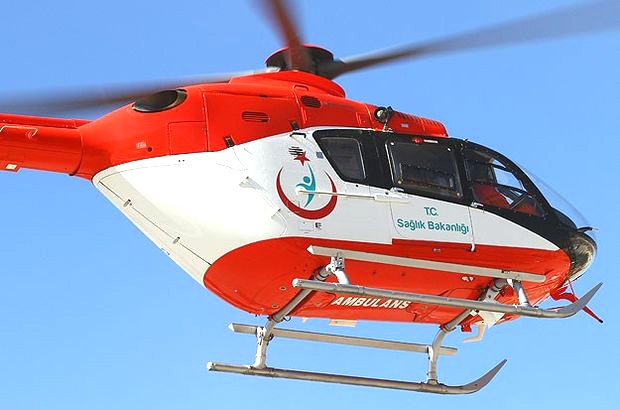 Doğuyeli’deki Hastanın İmdadına Ambulans Helikopter Yetişti