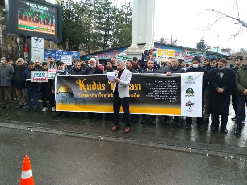DÜNYA KUDÜS HAFTASI NEDENİYLE BASIN AÇIKLAMASI 