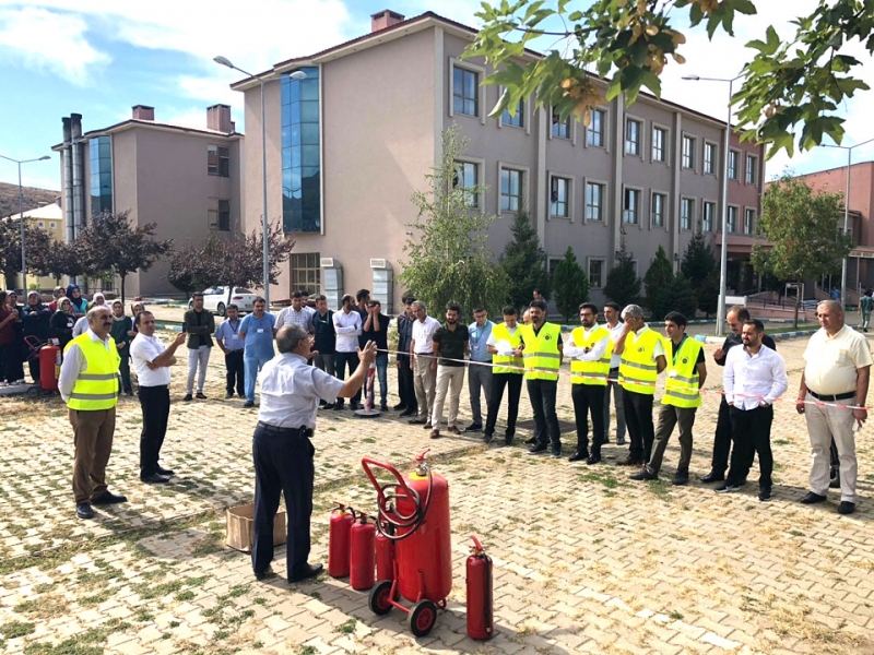 Hastanede Yangın Tatbikatı Düzenlendi