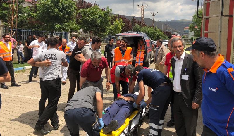 Hastanedeki Yangın Tatbikatı Gerçeği Aratmadı