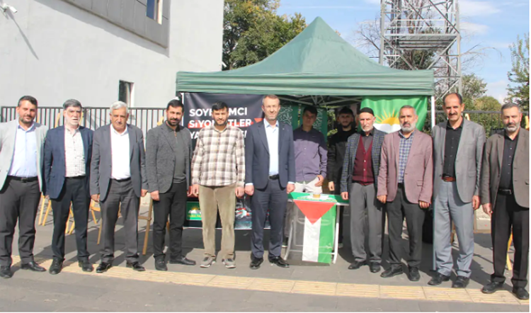 HÜDA PAR’DAN “SOYKIRIMCI SİYONİSTLER YARGILANSIN” İMZA KAMPANYASI