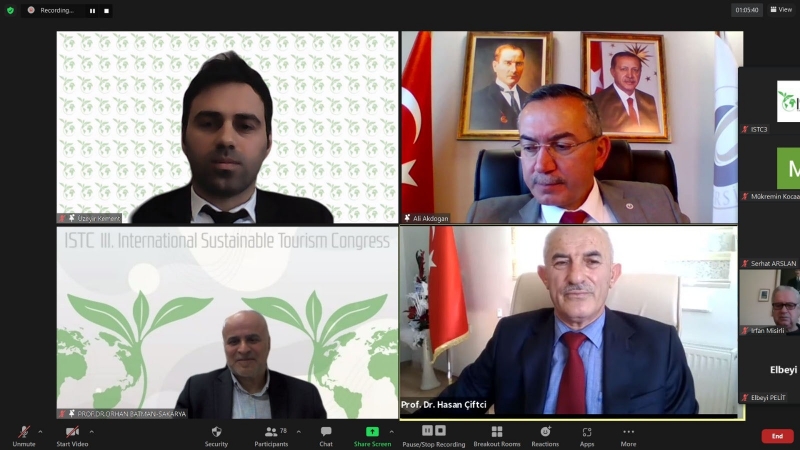 “III. ULUSLARARASI SÜRDÜRÜLEBİLİR TURİZM KONGRESİ” GERÇEKLEŞTİRİLDİ