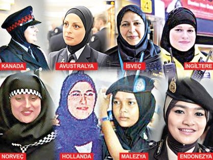 Kadın Polisler Başörtüsü Takabilecek