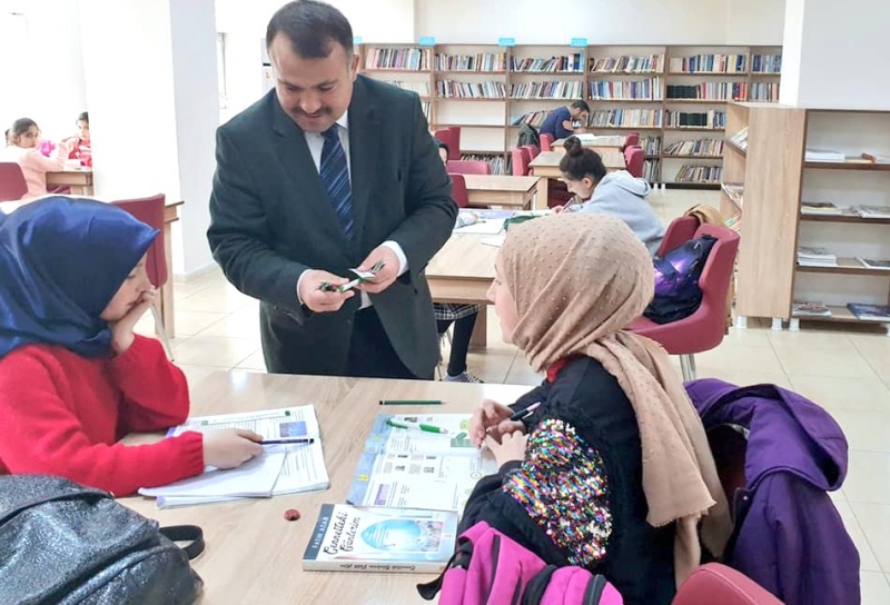 Kaymakam Okumuş, Kütüphane Haftası’nı Kutladı