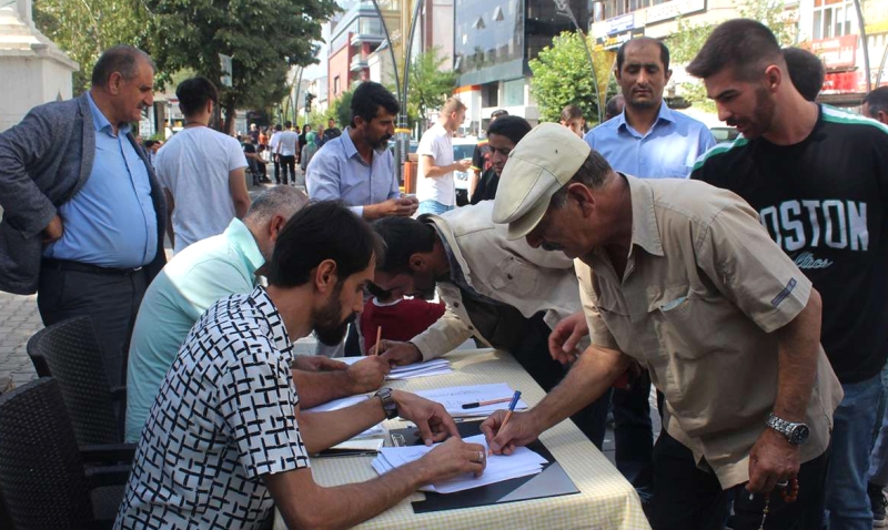 KÖYLÜLERDEN, "ÇÖP TESİSİNİN KALDIRILMASI" İÇİN İMZA KAMPANYASI
