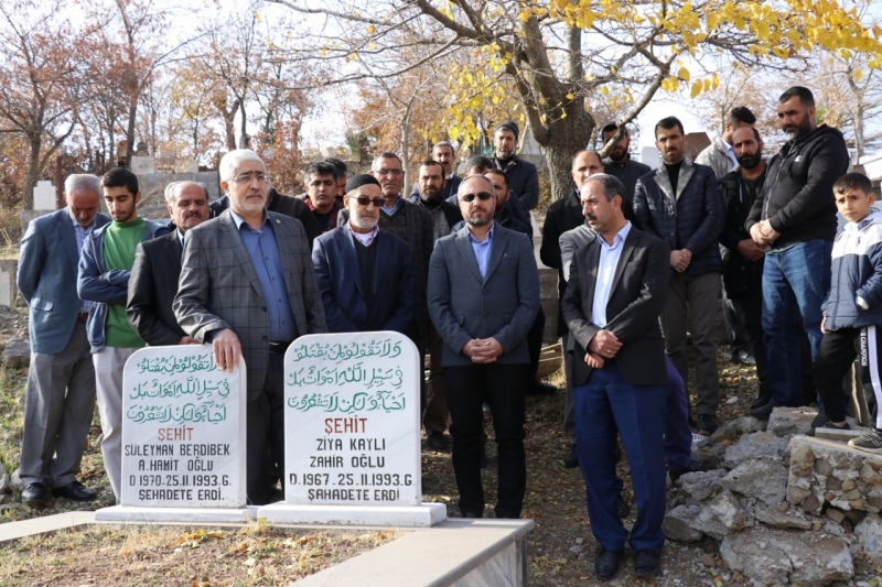 "Medrese Şehidleri" Kabirleri Başında Anıldı