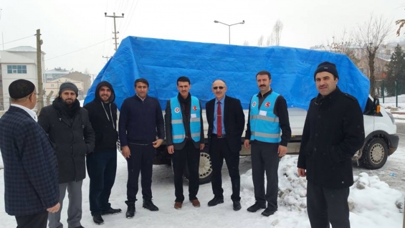 Müftülük, Halep İçin Toplanan Yardımları Gönderdi