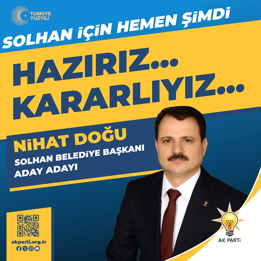 NİHAT DOĞU, ADAY ADAYLIĞINI AÇIKLADI