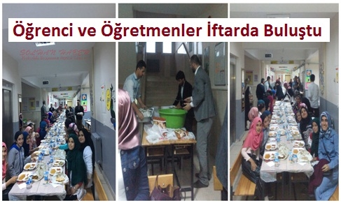 Öğrenci ve Öğretmenler İftarda Buluştu