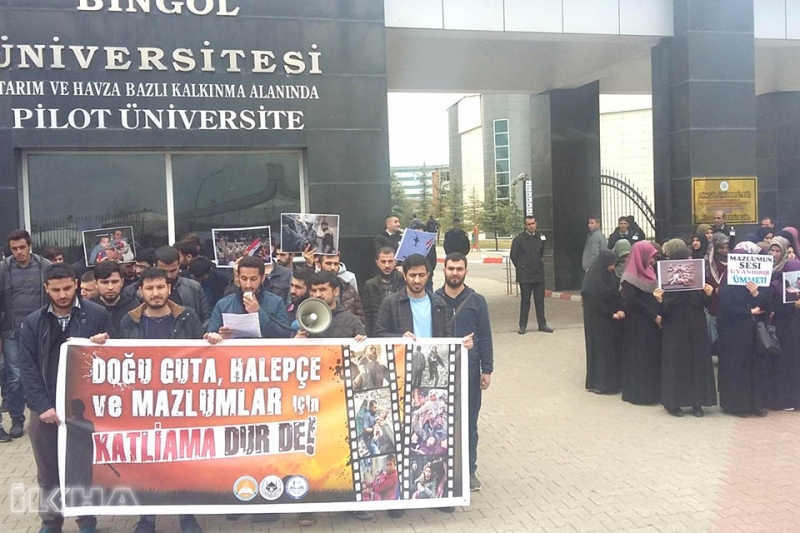 Öğrenciler, İslam Coğrafyasındaki Katliamları Kınadı