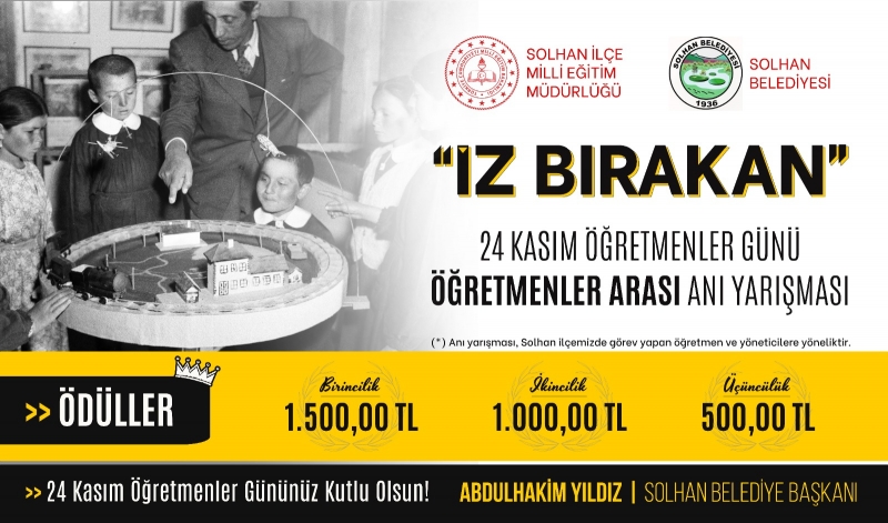 ÖĞRETMEN VE ÖĞRENCİLERE YÖNELİK ÖDÜLLÜ YARIŞMA