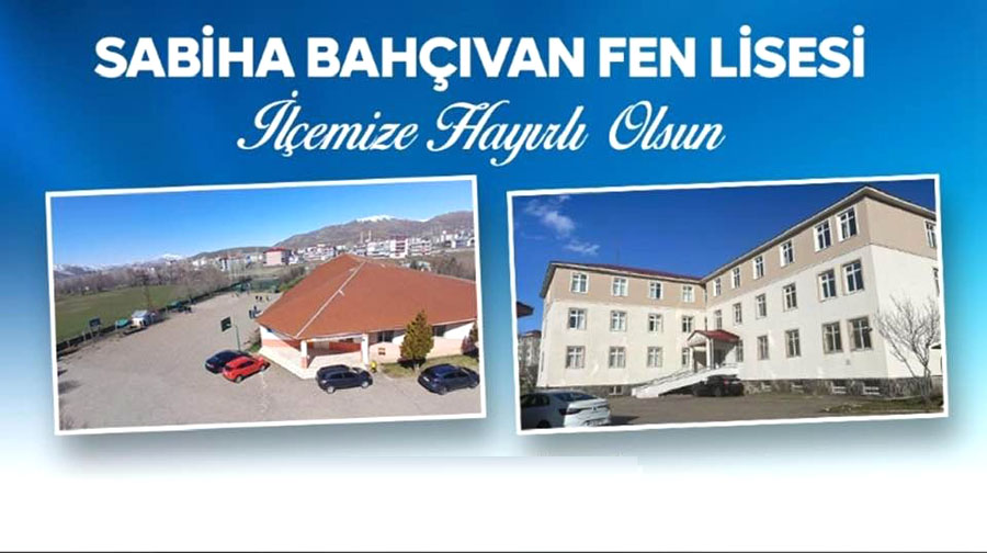 SABİHA BAHÇIVAN FEN LİSEMİZ HAYIRLI OLSUN