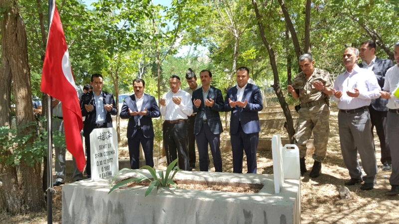 Şehitler için Kur’an-ı Kerim ve Mevlid-i Şerif Okundu  