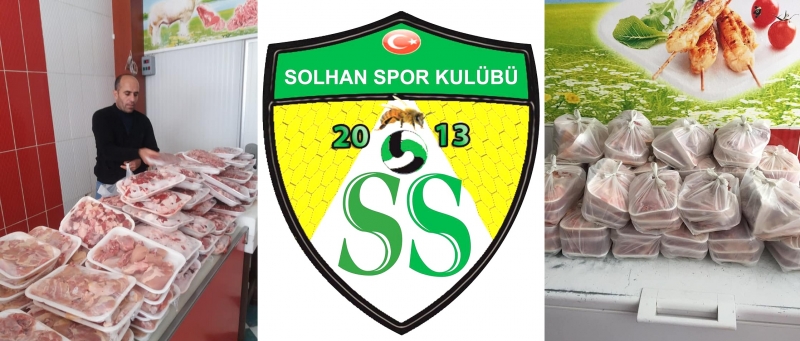 Solhan Spor’dan 50 Aileye Et Yardımı