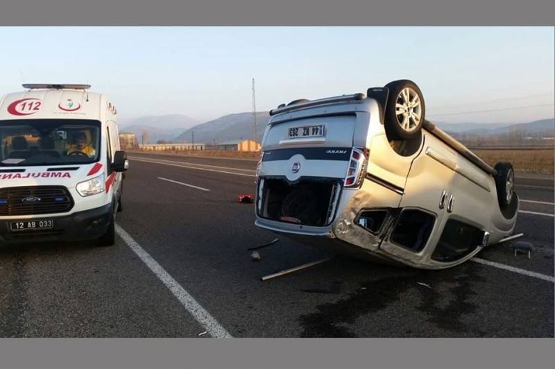 Solhan’da Trafik Kazası