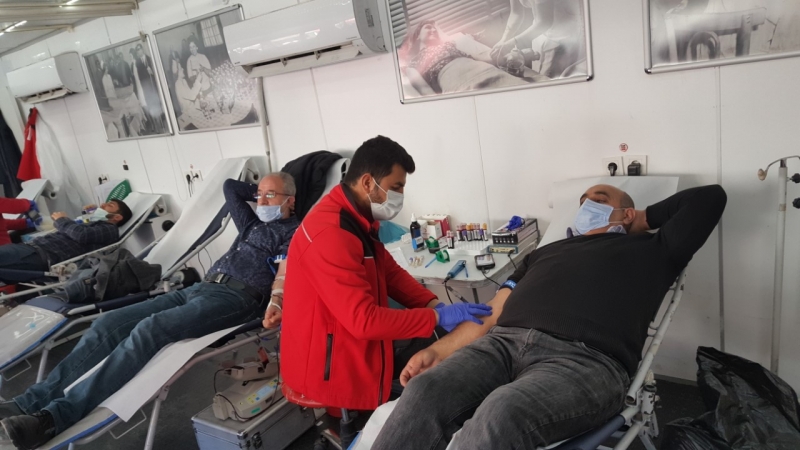 SOLHAN’DA ÜÇ GÜNDE 100 ÜNİTE KAN TOPLANDI
