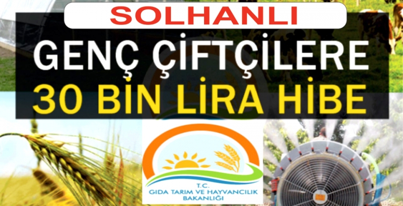 Solhanlı 33 Genç Çiftçi’ye Hibe Desteği