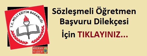 Sözleşmeli Öğretmen Başvuru Dilekçesi 