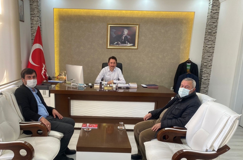 YENİDEN REFAH’TAN KAYMAKAM ÇETİN’E ZİYARET
